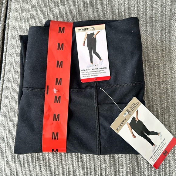 🌟NWT🌟 Mondetta High Waist Basket Weave Tights - M - Picture 1 of 3